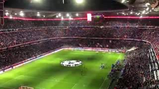 SI SENOR BOBBY FIRMINO SONG BEFORE KICK OFF AT THE ALLIANZ ARENA  Liverpool FC Chants [upl. by Aerdnaek]