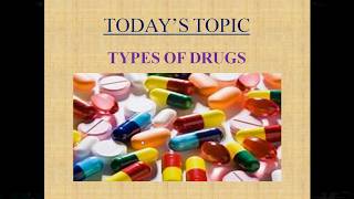 Type of drugs and Definition with examples [upl. by Esoranna611]