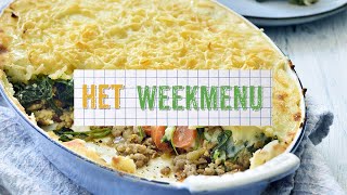 Het Weekmenu 2  Gehaktschotel met puree  Dagny Ros Asmundsdottir [upl. by Bodrogi]