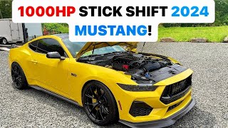 YES 1000HP StickShift 2024 Mustang FIRST DRIVE [upl. by Heady332]