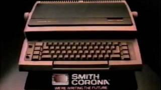 1984 Smith Corona Typewriter Commercial [upl. by Llehcnom]