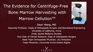 The Evidence for Centrifuge Free Bone Marrow Harvesting with Marrow Cellution™ [upl. by Einamrej]