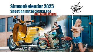 Simsonkalender 2025  Nicks Garage und Angie Merce [upl. by Kolivas]