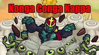 Konga Conga Kappa King Conga on Composer Island  Crypt of the Necrodancer [upl. by Nsaj]