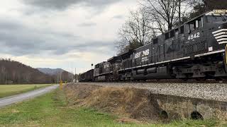 Norfolk Southern 11Z at Ellis Run Virginia [upl. by Ecitnirp]