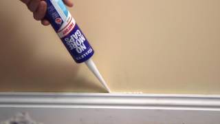 Selleys  How To Fill Gaps In Skirting Boards using No More Gaps  Product Demonstration [upl. by Ailuy424]