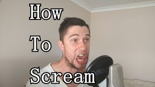 How To Scream  False Chord Techniques For Beginners [upl. by Ittocs]