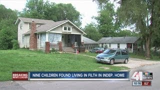 Three adults charged after nine children found living in filth and covered with bug bites [upl. by Akinal]