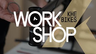 KHEbikes WorkShop – BMX Steuersatz einbauen komplett Affix Rotor [upl. by Ycrem]