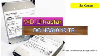 WD Ultrastar DC HC510 10 ТБ Небольшой обзор и звуки работы [upl. by Nelhsa88]