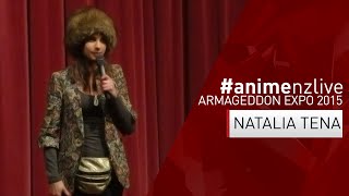 Armageddon Expo 2015 AUCKLAND  Sunday  Natalia Tena animenzlive [upl. by Alyakam207]