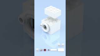 LEGO Automatic Washing Machine 🚿✨  Tiny Functional Build [upl. by Lertnek]