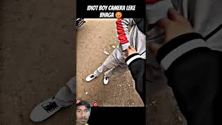 Idiot boy camera leke bhaga🤯😡🥹 shorts biker rider viral youtubeshorts [upl. by Vicki894]