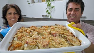 Finocchi gratinati al forno con prosciutto e formaggio  Ricetta [upl. by Camp]