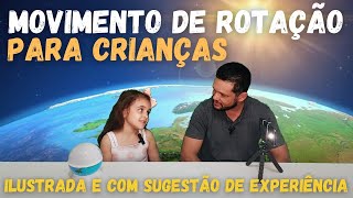 Rotação da Terra para Crianças [upl. by Namar]