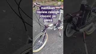 raleigh classic folding bike walkaround [upl. by Ehtiaf]