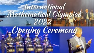 Day 1 63rd International Mathematical Olympiad 2022IMO Opening Ceremony of IMO at Oslo Koserthus [upl. by Maffa]