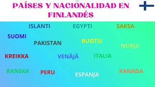 quot¡Habla como un Finlandés Aprende Países y Nacionalidadesquot [upl. by Niamjneb859]