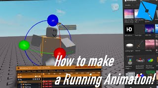 RBLX How to create a Running Animation R6  BETTERVERSION [upl. by Lledyr]