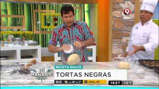 Receta dulce Tortitas negras [upl. by Iand]