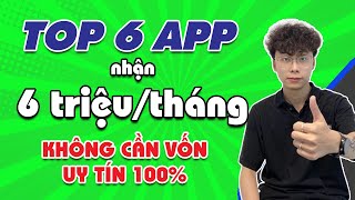 Top 6 App Kiếm Tiền Online Dưới 18 Tuổi Miễn Phí Mới Nhất 2024 Rút Về Ngân Hàng [upl. by Tessie]