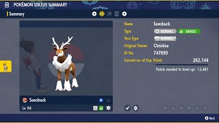 Shiny Sawsbuck Winter Pokémon Scarlet [upl. by Charil]