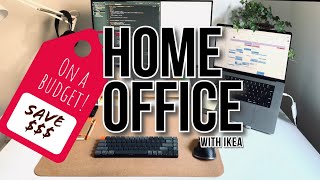 Budget Home Office from scratch with IKEA [upl. by Titania]