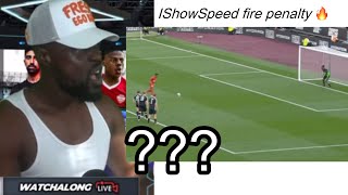 Expressions Oozing reaction to IShowSpeed world class penalty [upl. by Durr]