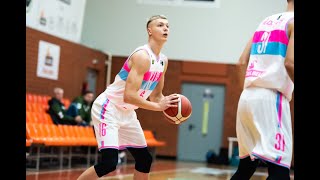 16 Rokas Maciulis SGSF 17pts 3reb 3ast 2stl vs Zalgiris2 20240210  Lithuania NKL [upl. by Icyak]