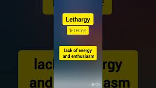 Lethargy Kerala Psc PYQ Pronunciation and meaning [upl. by Nelleyram83]