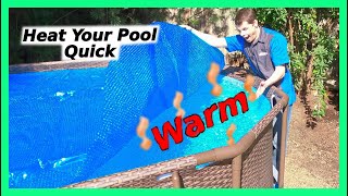 Heat Your Pool Quick Solar Cover [upl. by Polinski]