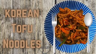 Korean Tofu Noodles Recipe  Hoisin Tofu Noodles Stir Fry  Vegan  Food Shots  shorts [upl. by Andrews]