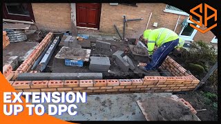 EXTENSION FOUNDATION UP TO DPC [upl. by Yecnahc87]