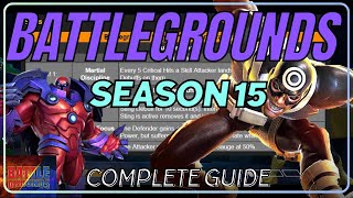 MCOC BATTLEGROUNDS SEASON 15  StrategyDefenseOffense  Complete guide [upl. by Aissej]