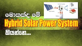 What is the Hybrid Solar Power System  How They Work amp Benefits Explained🔥🚀 [upl. by Katharyn]