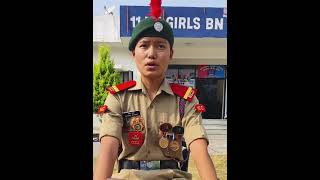 Under Officer Pavitra shares experience of attending OTA Chennai NCC Attachment Camp [upl. by Nerrag]