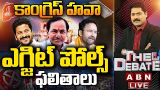 🔴LIVE Telangana Exit Poll Results  The Debate  ABN Telugu [upl. by Jesher]