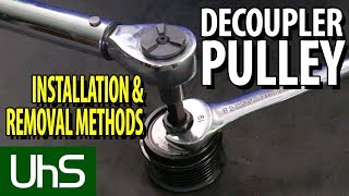 Decoupler Pulley Installation amp Removal Methods  Tech Minute [upl. by Kesia]