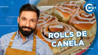 RECETA DE ROLLS DE CANELA [upl. by Aleit]