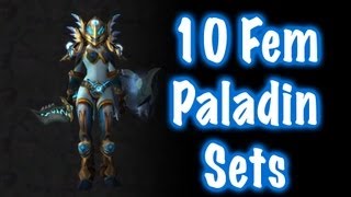 10 Sxc Paladin Transmog Sets 1 World of Warcraft [upl. by Kora]