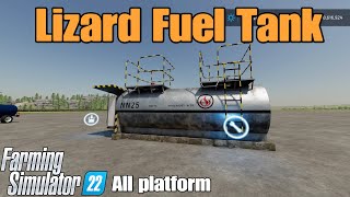 Lizard Fuel Tank  FS22 mod for all platforms [upl. by Rema]