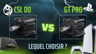 Fanatec CSL DD GT PRO VS CSL DD  Drive Hub  Lequel choisir pour sa PS5 [upl. by Odiug]