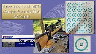 Anschutz 1761 MSR and CenterX Shooting USBR just for fun [upl. by Donavon612]