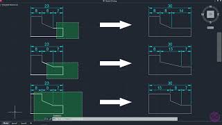 311 Stretching objects AutoCAD 2023 [upl. by Lebaron]