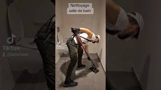 Nettoyage salle de bain cleaning fypシ゚viral satisfying bathroom officecleaningservices fypage [upl. by Laidlaw682]