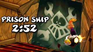 WR Prison Ship Any Speedrun in 252  Rayman 2 PC Individual Level [upl. by Malo]