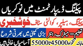 Biggest Announcement Packing Department Jobs Vacancy Multiple Jobs How to Apply [upl. by Yud]