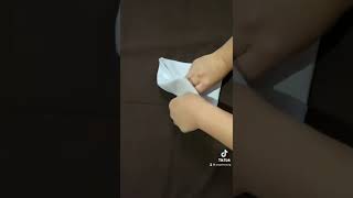 Table Napkin Tutorial  Water Lily [upl. by Icyaj]