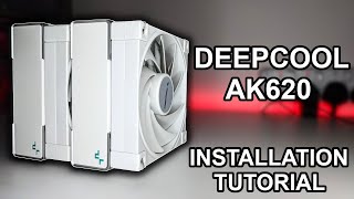 How To Install The DeepCool AK620  Intel LGA 1700 [upl. by Barret]