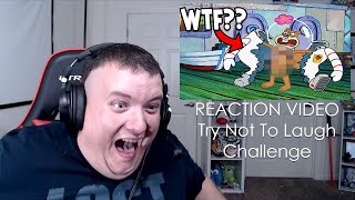 SPONGEBOB SQUAREPANTS Part 4  Unnecessary Censorship  W14  Reaction Video \ Try Not Laugh [upl. by Adlesirc]